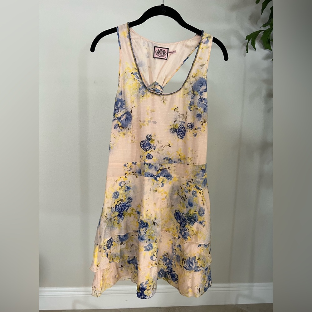 Juicy Couture peach and blue sun dress